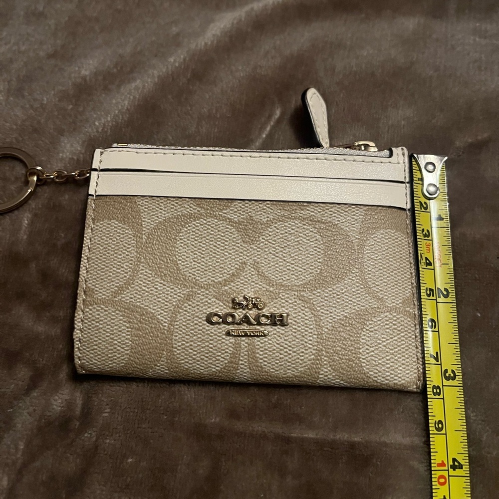 NWOT mini Coach card case